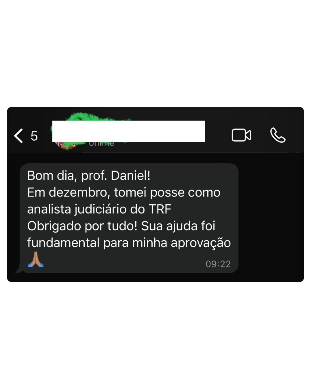 Depoimento Aluno Pedro