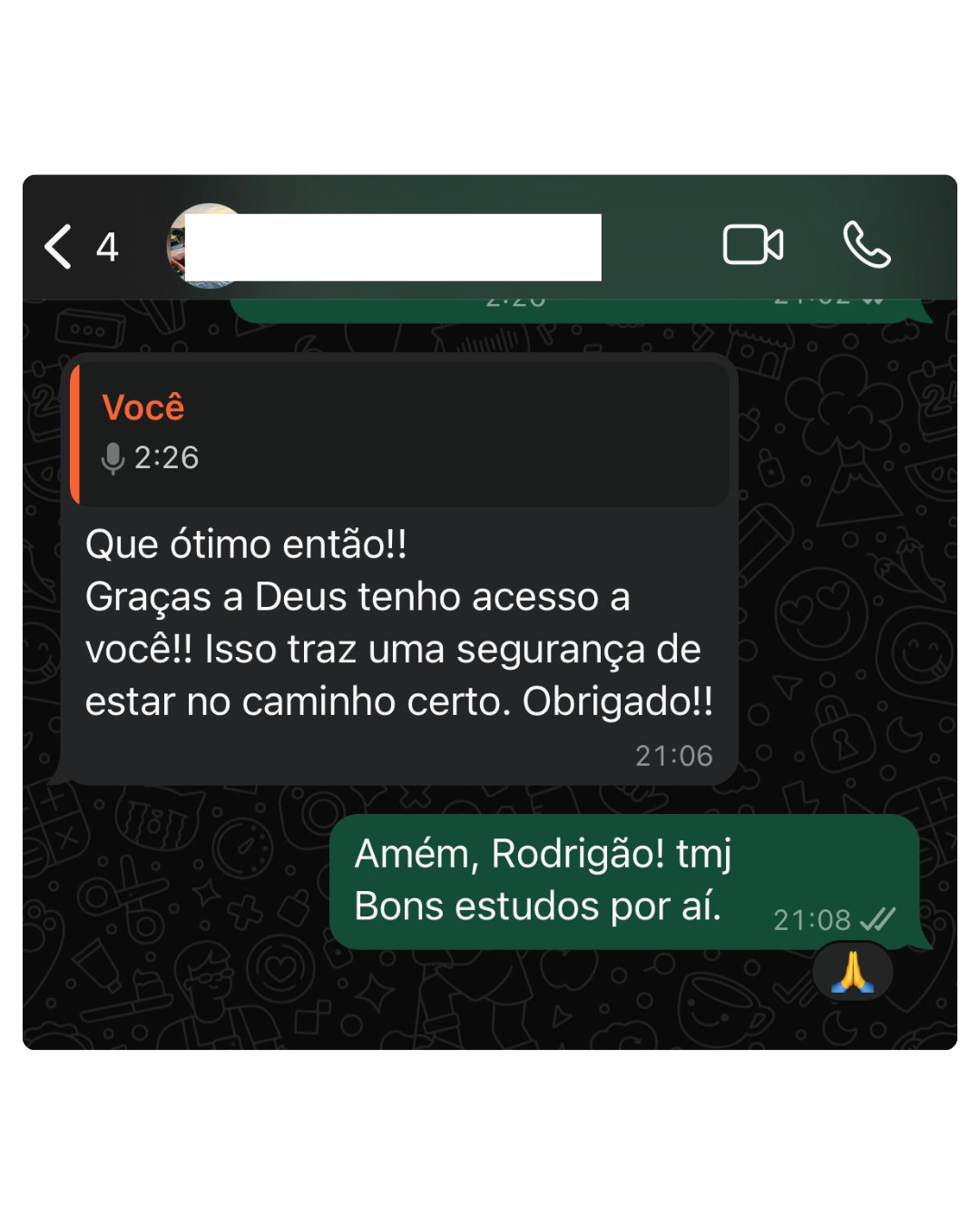 Depoimento Aluno Cecília